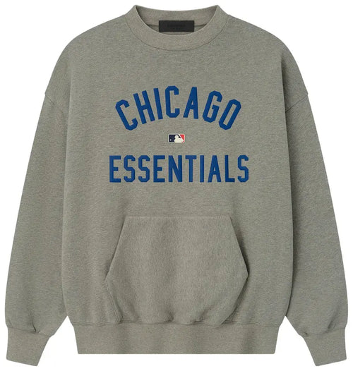 Fear of God Essentials Cubs Sport Crewneck Concrete Heather