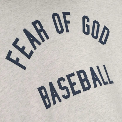 Fear of God Essentials MLB Sport Hoodie Oatmeal Heather/Midnight Navy