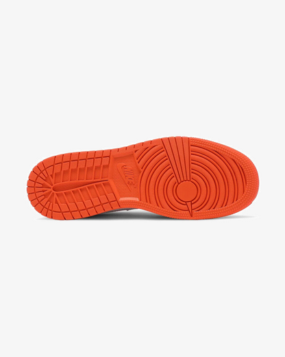 NIKE AIR JORDAN1 MID SE GS ELECTRO ORANGE