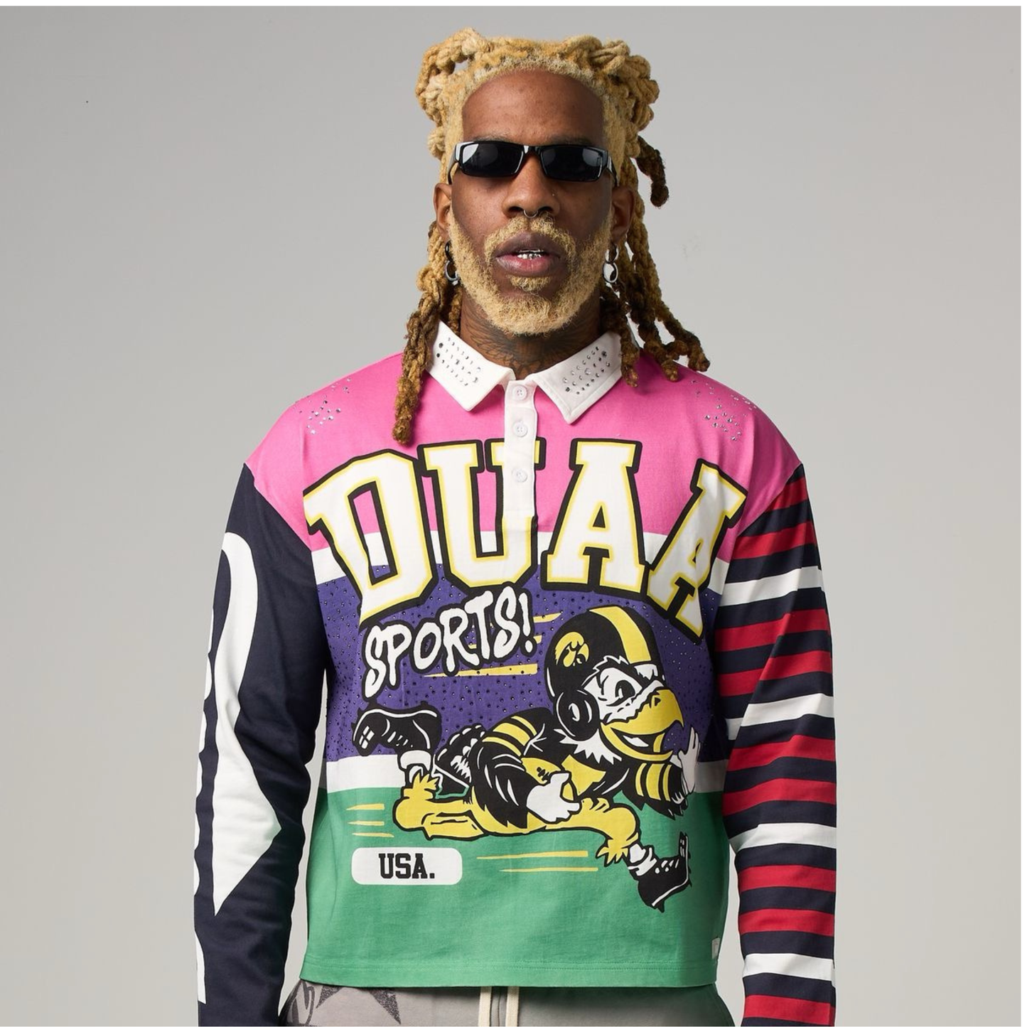 DUAA "Sports" LS Tee (Multi)