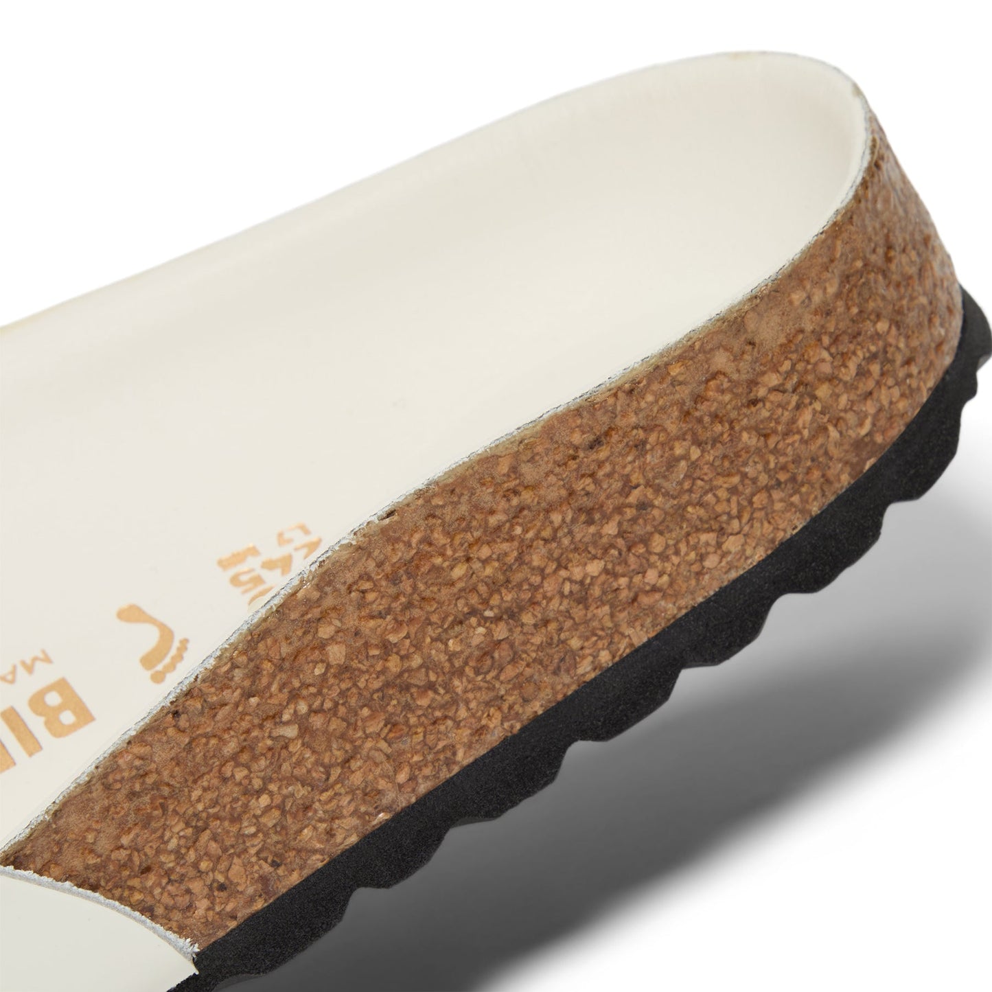 Birkenstock Madrid Hammered Big Buckle (White Leather)