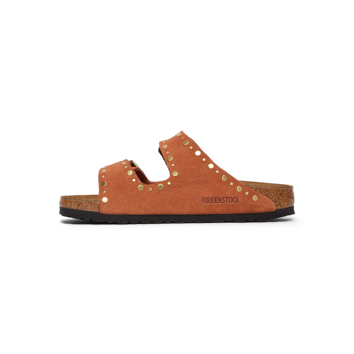 Birkenstock Arizona Rivets (Dark Rust Suede)