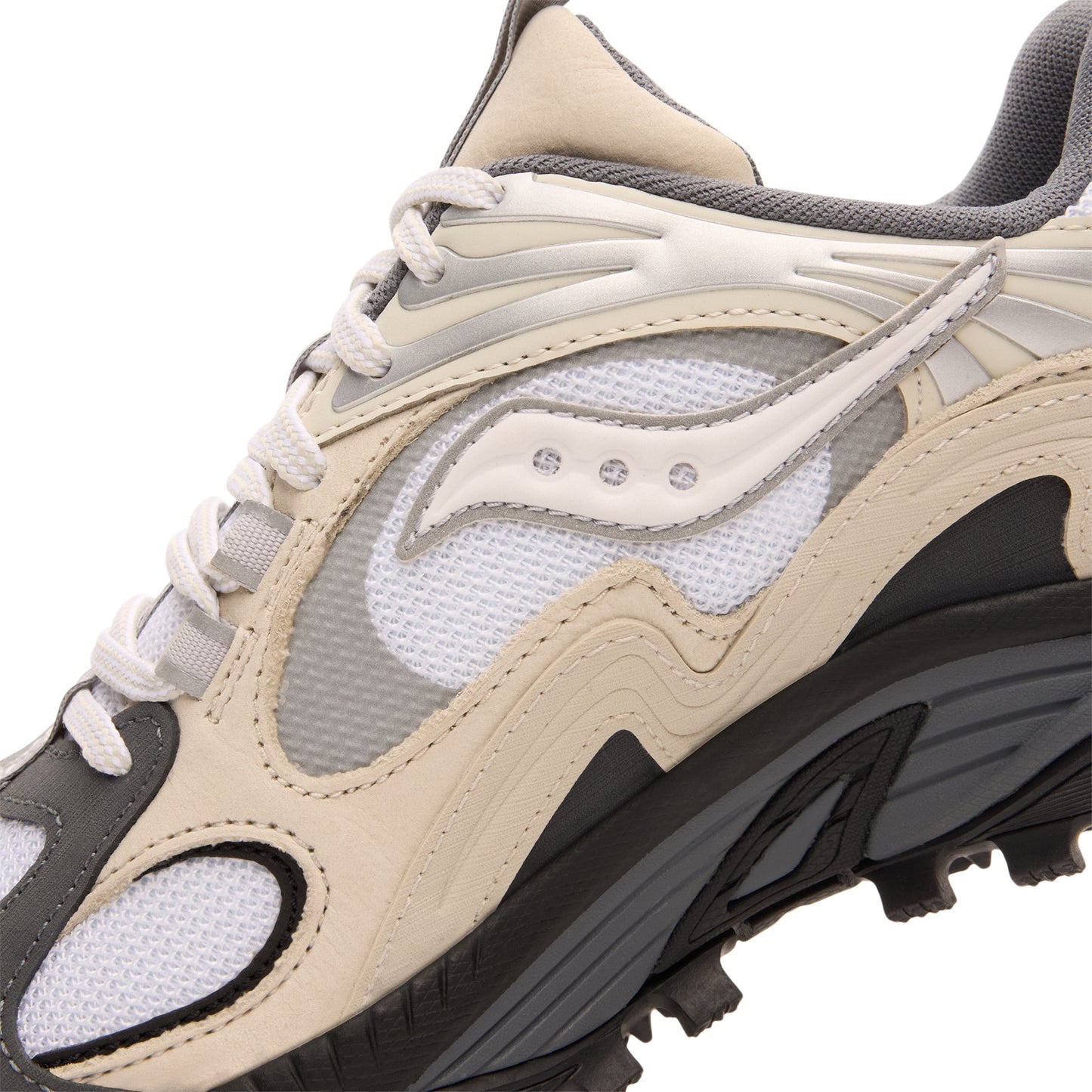 Saucony Grid Aura X (White/Silver)