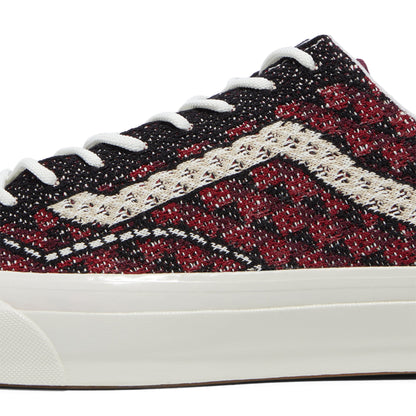 Vans LX Old Skool 36 (Geo check bordeaux red)