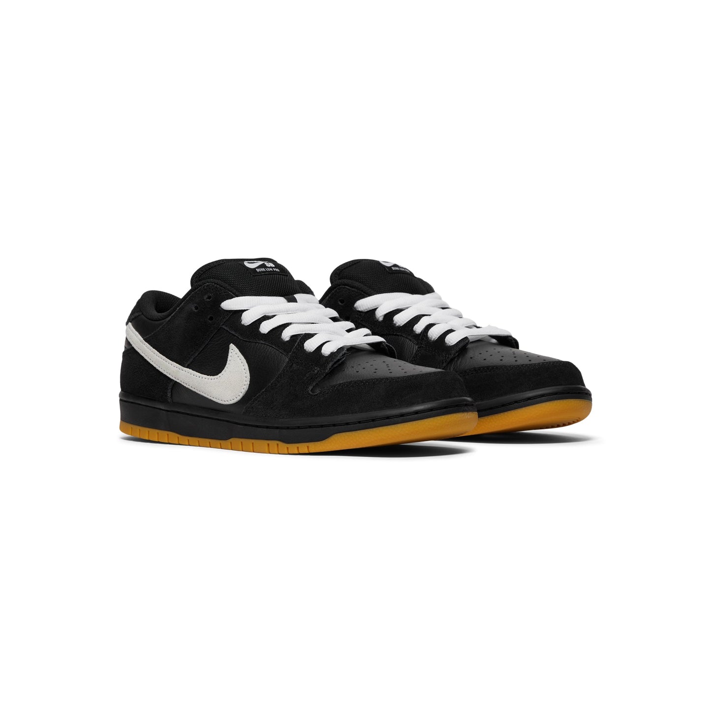 Nike SB Dunk Low Pro (Black/White/Gum light brown)