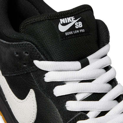 Nike SB Dunk Low Pro (Black/White/Gum light brown)