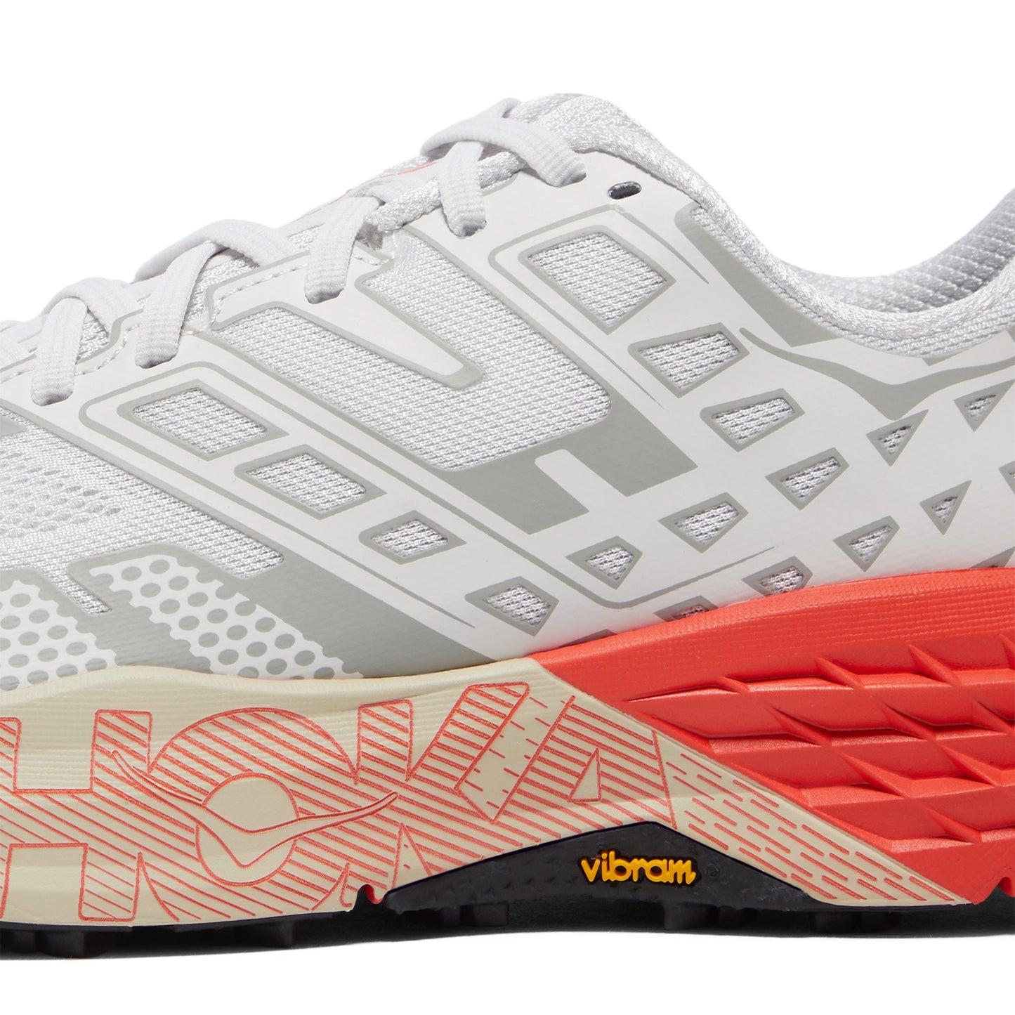 HOKA SpeedGoat 2 (White/Tomato)