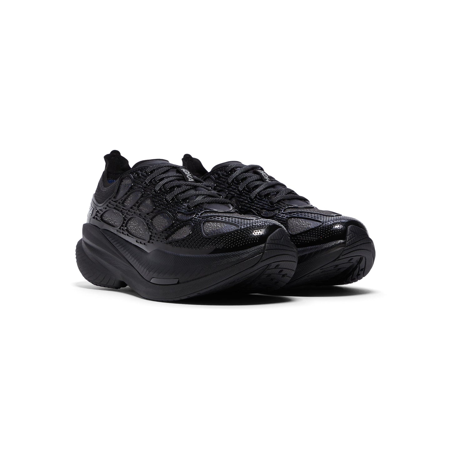 HOKA Mach X Caged (Black/Midnight blue)