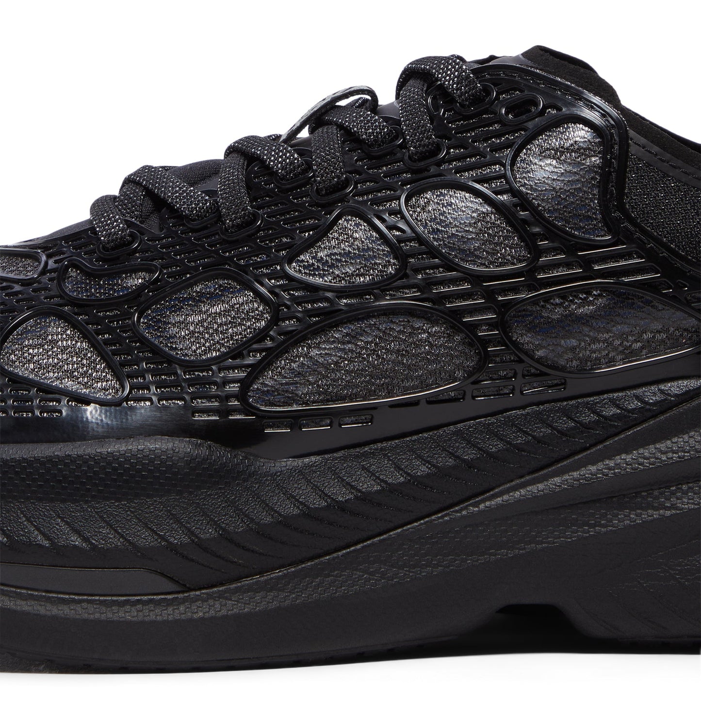 HOKA Mach X Caged (Black/Midnight blue)