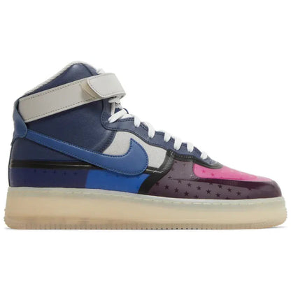 Nike Air Force 1 High '07 Premium Thunder Blue Pink Prime