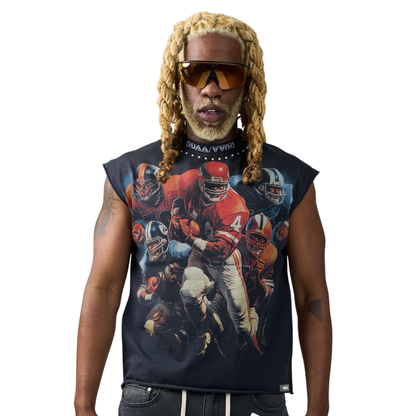 DUAA "SQUAD" Cutoff Tee (Black)