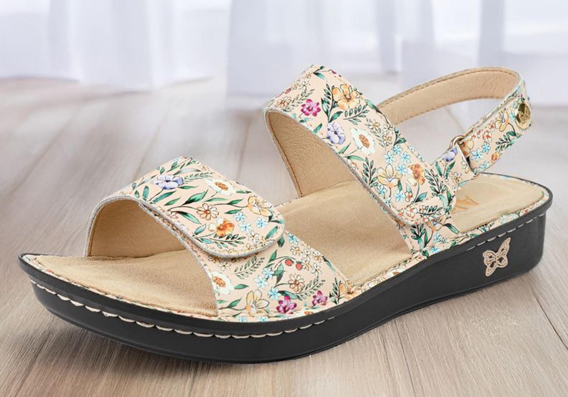 Alegria Verona Womens Comfortable Leather Sandals Summer Thyme