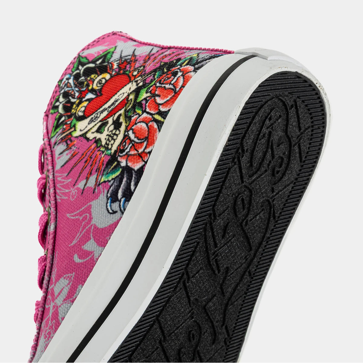 Ed Hardy Skull High Top Pink (PS)