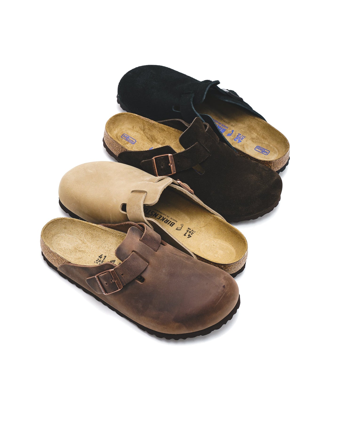 Birkenstock Boston SFB Black Narrow