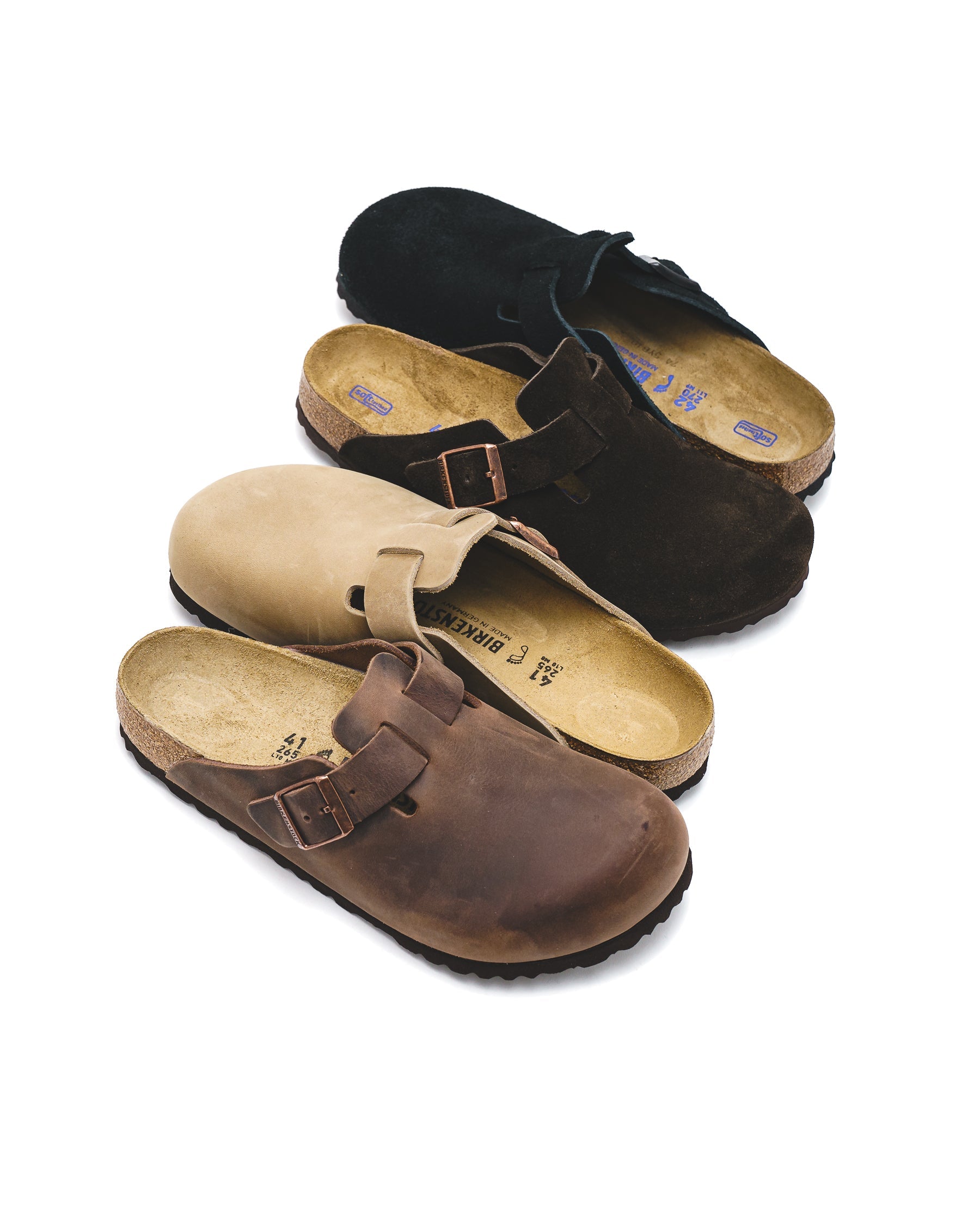 Birkenstock Boston SFB Black Narrow
