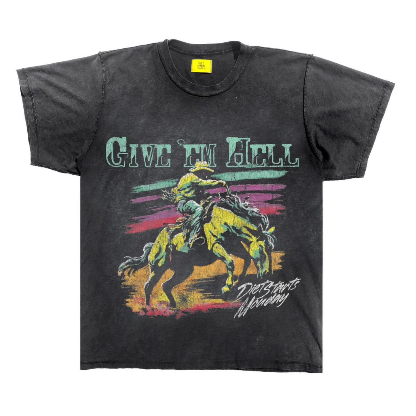 DSM "Give Em Hell" Tee - (Vintage Black)