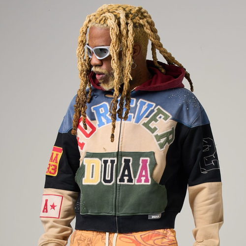 DUAA "College" Zip Up Hoodie (Multi)