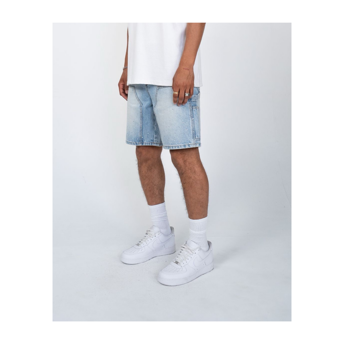 EPTM "Spotty " Denim Shorts