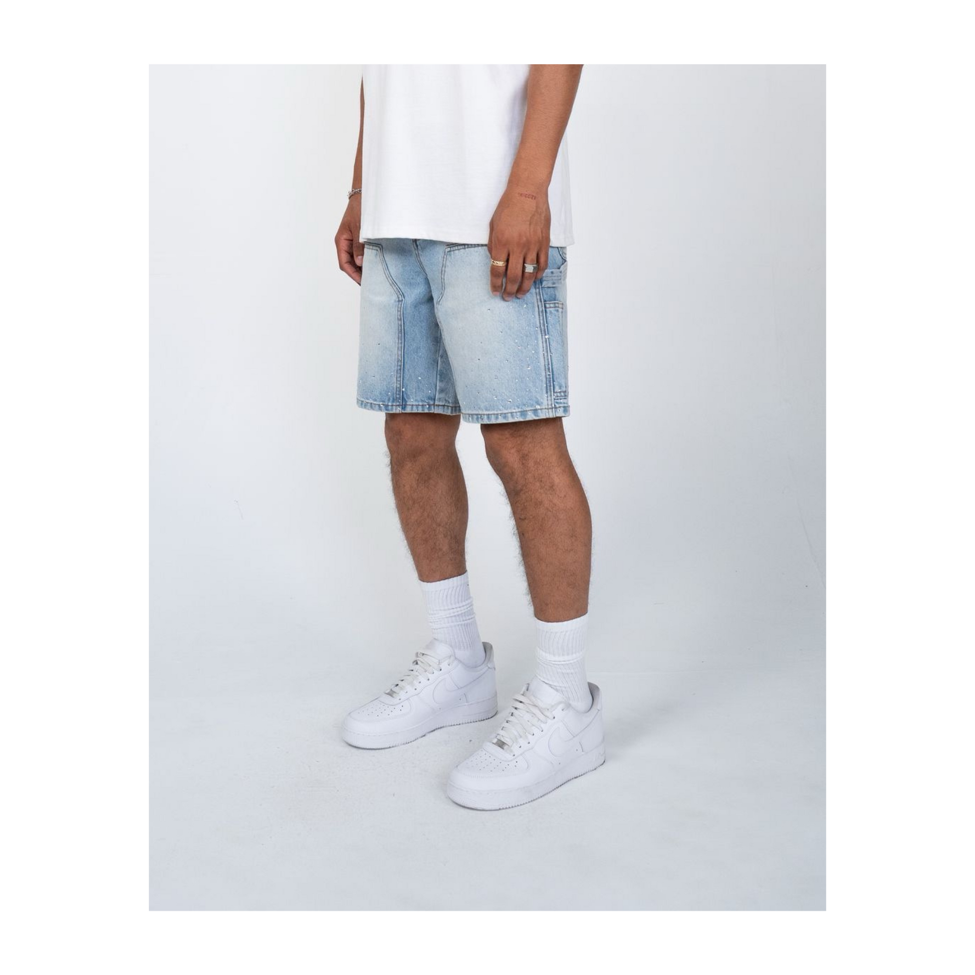 EPTM "Spotty " Denim Shorts