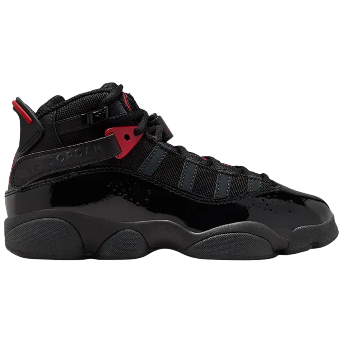Jordan 6 Rings Black Anthracite Fire Red (GS)