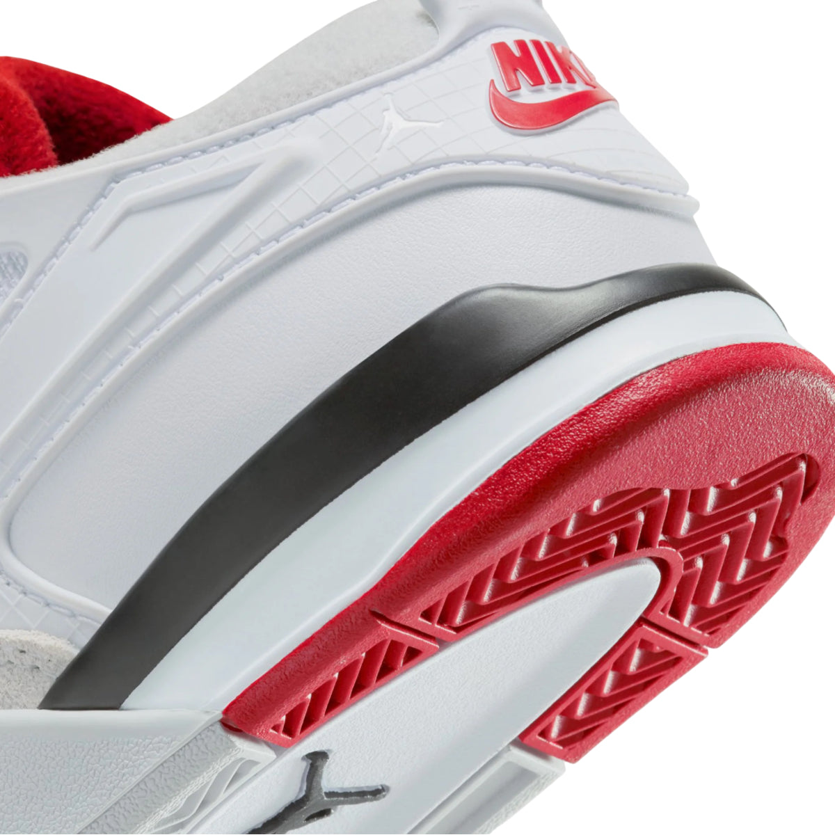Jordan 4 RM White Black Neutral Grey Varsity Red (PS)