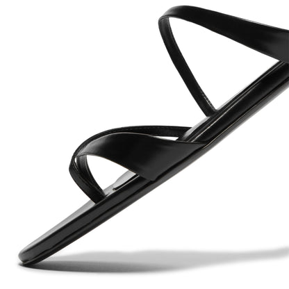 Jude Heath Sandal (Black Leather)