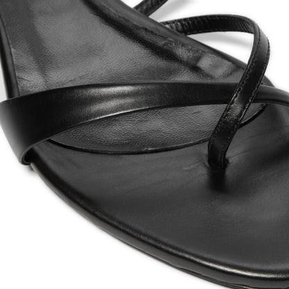 Jude Heath Sandal (Black Leather)