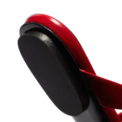 Jude Heath Sandal (Red Leather)