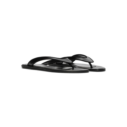 Jude Rue Sandal (Black Leather/Suede)