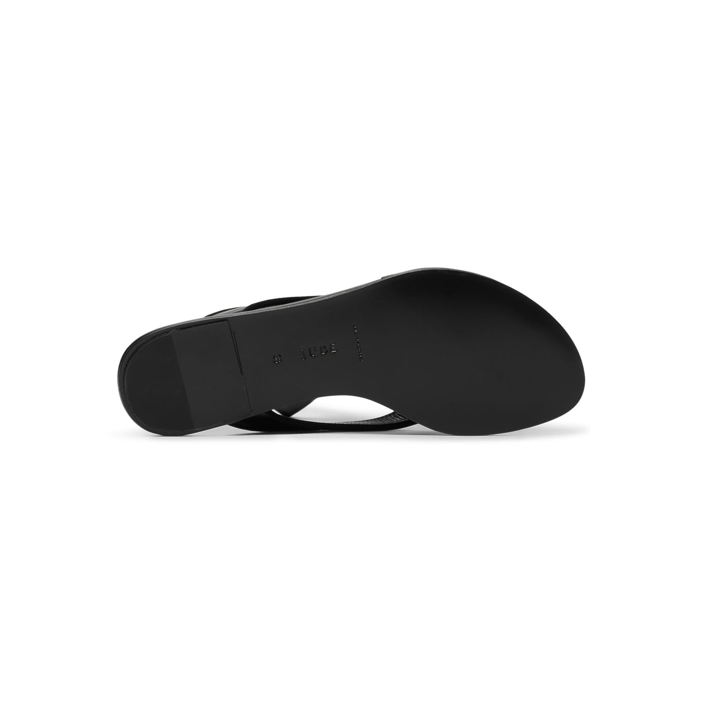 Jude Rue Sandal (Black Leather/Suede)