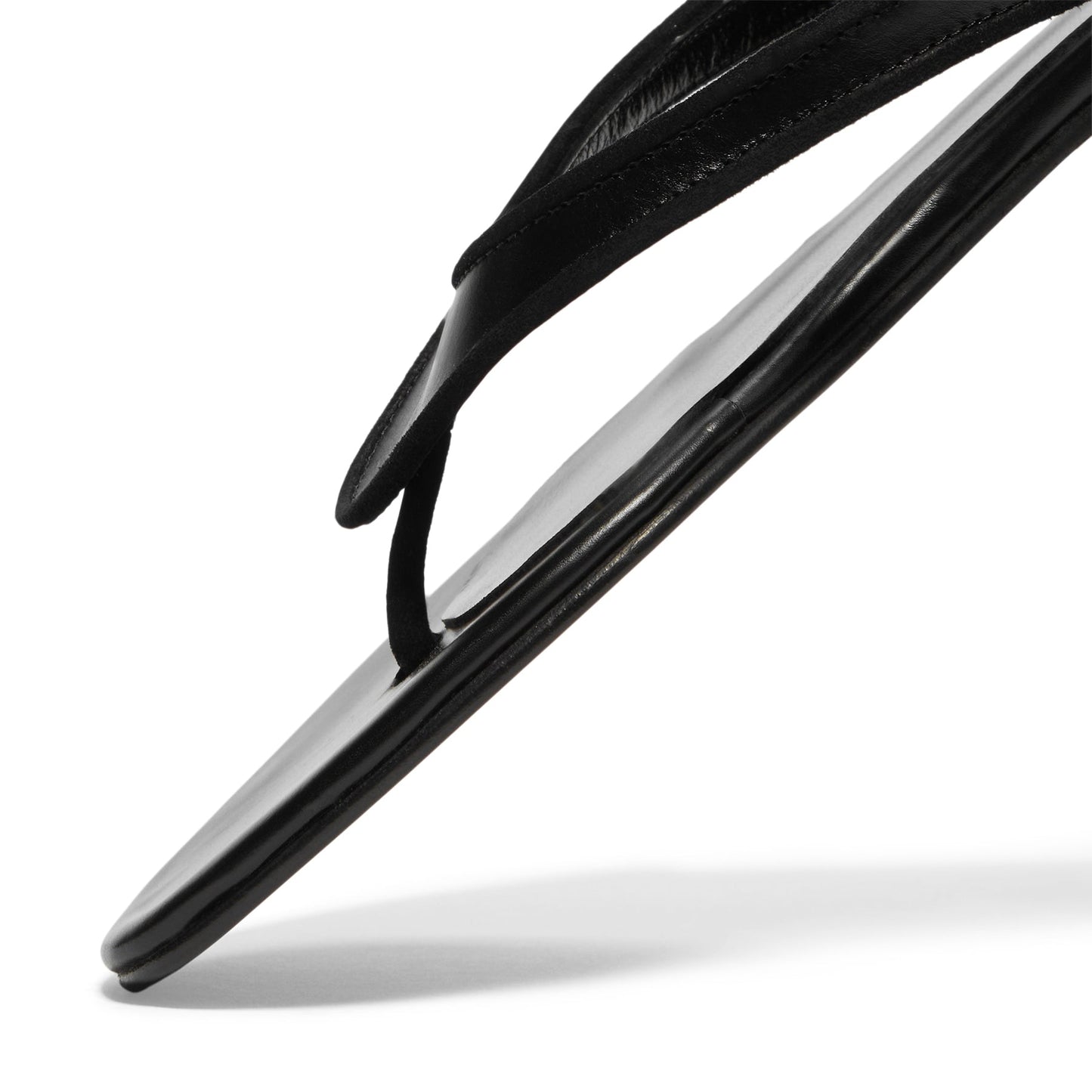Jude Rue Sandal (Black Leather/Suede)