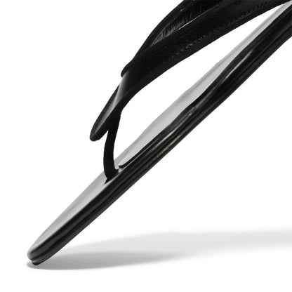 Jude Rue Sandal (Black Leather/Suede)