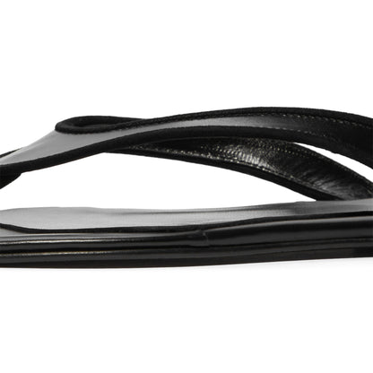 Jude Rue Sandal (Black Leather/Suede)
