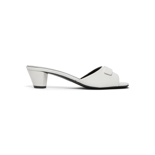 Jude Taina Mule (White Leather)