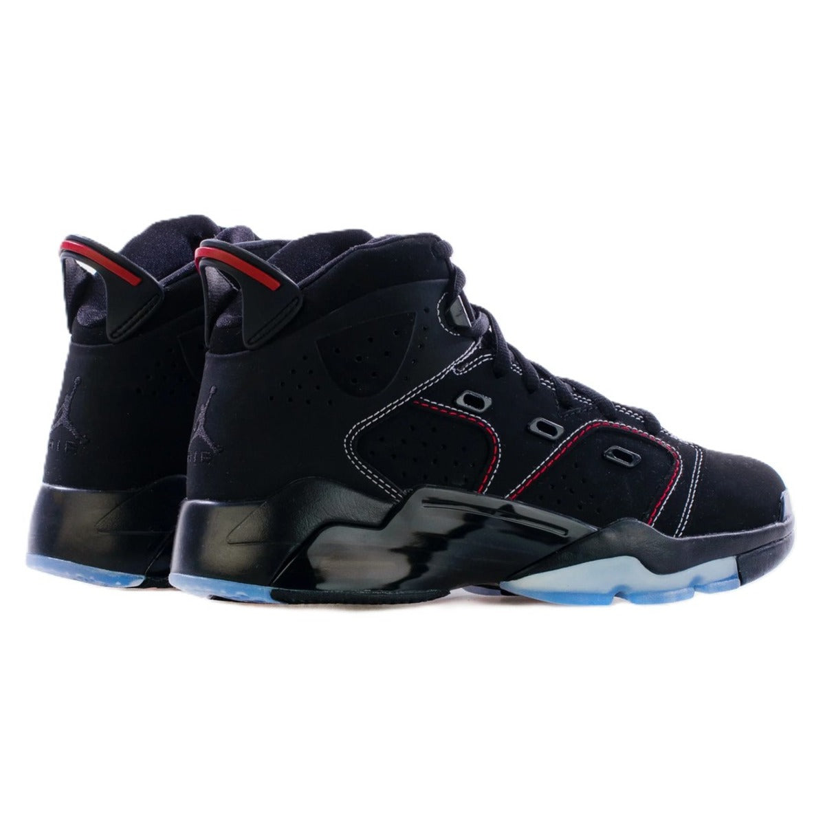 Jordan 6-17-23 Black White Red Contrast Stitching (GS)