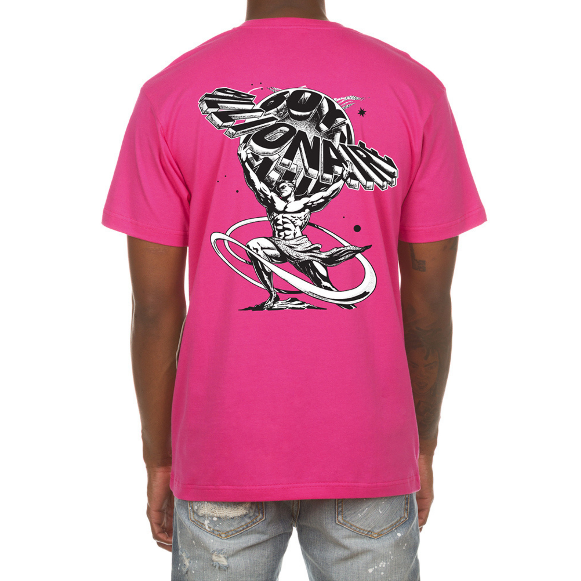 Billionaire Boys Club BB Atlas SS Tee (Magenta)