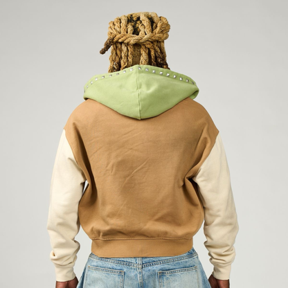 DUAA "Traveler" Zip Up Hoodie (Brown)