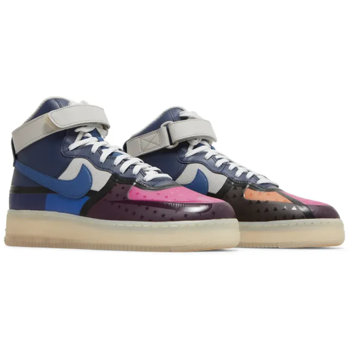 Nike Air Force 1 High '07 Premium Thunder Blue Pink Prime