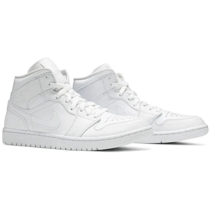 Jordan 1 Mid Triple White 2.0 (2020)