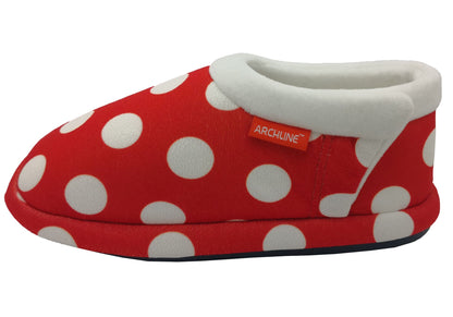 Archline Womens Closed Toe Comfortable Orthotic Slippers