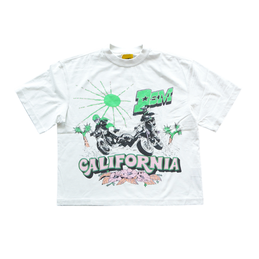 DSM "California Racing" Tee (Antique White)