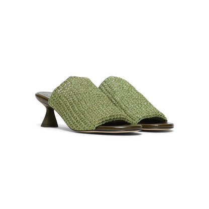 Miista Marilia Metal Sandals (Green)