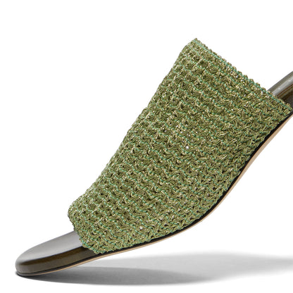 Miista Marilia Metal Sandals (Green)