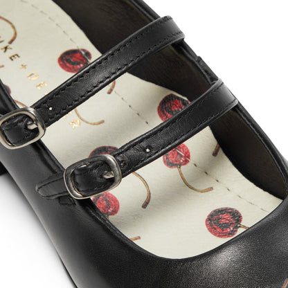 DUKE + DEXTER Ruby Cherry Mary Jane (Black)