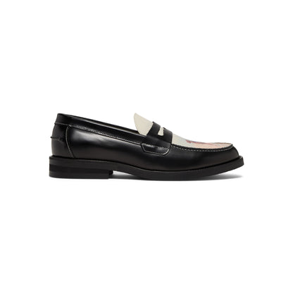 DUKE + DEXTER Wilde Advanced Guard Penny Loafer (Black/White)
