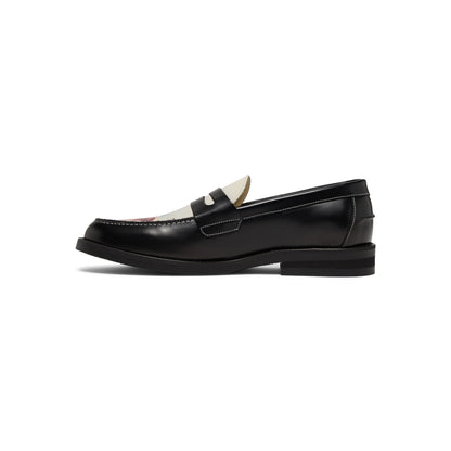 DUKE + DEXTER Wilde Advanced Guard Penny Loafer (Black/White)