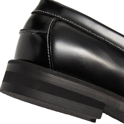 DUKE + DEXTER Wilde Advanced Guard Penny Loafer (Black/White)