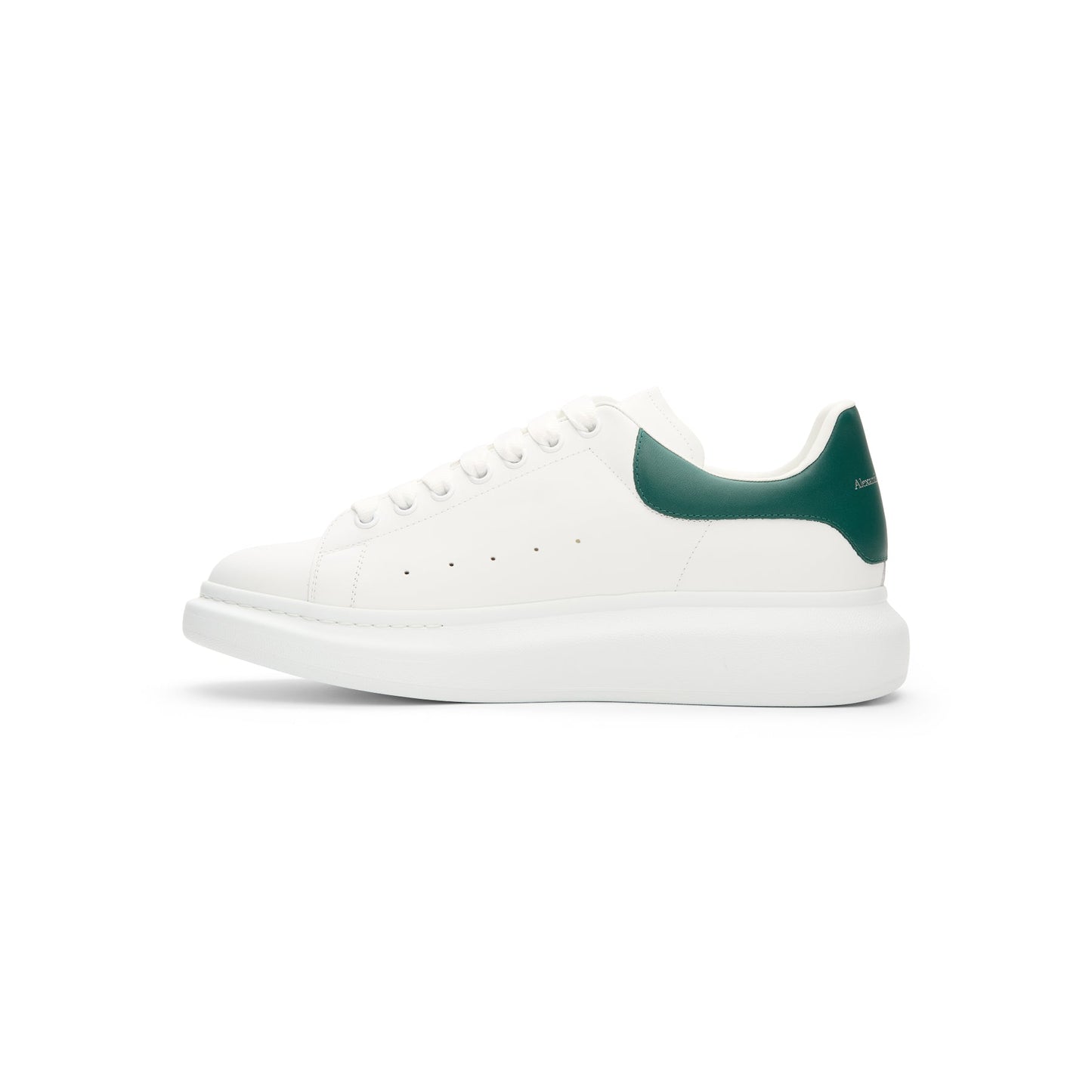 Alexander McQueen Sneaker S.Rubber (White/Phthalo green)