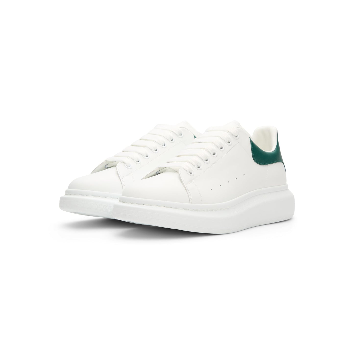 Alexander McQueen Sneaker S.Rubber (White/Phthalo green)