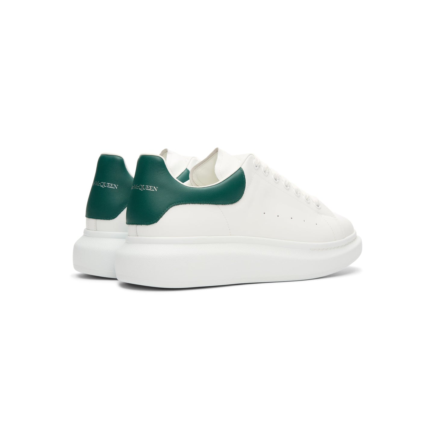 Alexander McQueen Sneaker S.Rubber (White/Phthalo green)